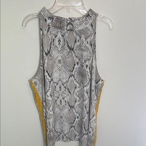 Apt. 9 Snakeskin Sleeveless Tank Top